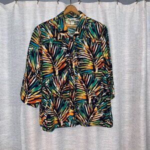 CJ Banks Multi Color Jacket Size 2X